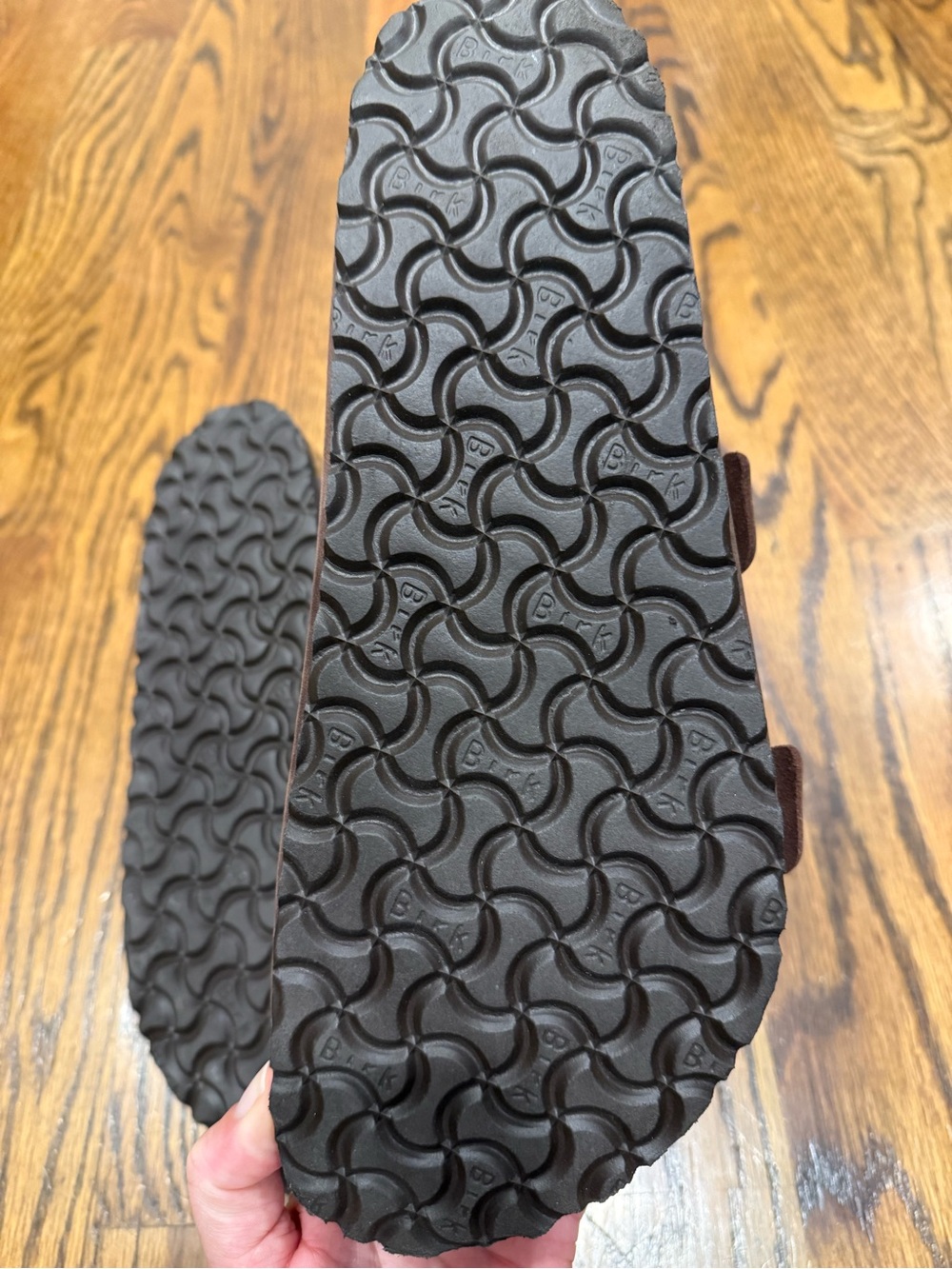 Birkenstock Men’s Arizona Soft Two-Strap Slide Sandals 12/12.5 - only worn once - Picture 9 of 9